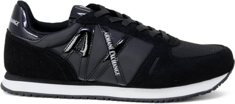 Armani Exchange Zwarte Sneakers voor Vrouwen Black Dames