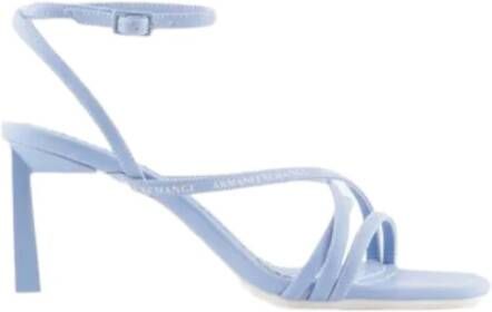 Armani Exchange High Heel Sandals Blauw Dames