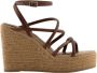 Armani Exchange Hoge Sandaal Nappa PU Cuoio Brown Dames - Thumbnail 1