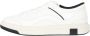 Armani Exchange Ivoor Logo Sneakers Lage Profiel White Heren - Thumbnail 1