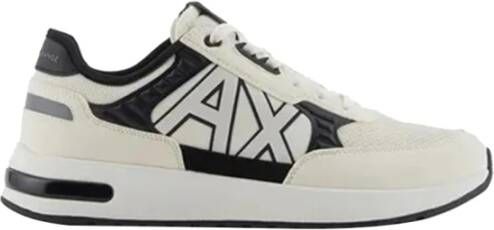 Armani Exchange Ivoor Sneakers Modern Stijl Comfort Beige Heren