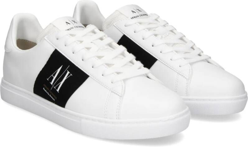 Armani Exchange Klassieke Witte Sneaker White Heren