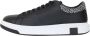 Armani Exchange Leren Sneaker Heren Herfst Winter Collectie Black Heren - Thumbnail 7