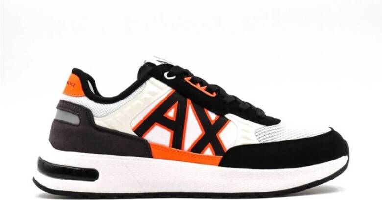 Armani Exchange Sneakers met labeldetails