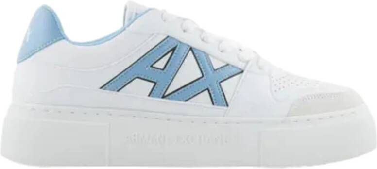 Armani Exchange Lage Sneakers Blue Dames