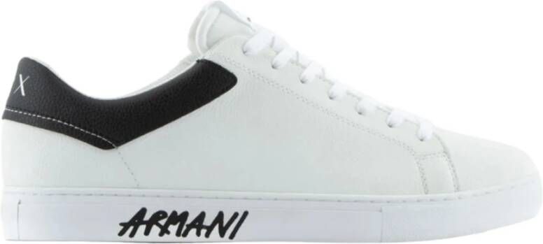 Armani Exchange Lage Sneakers White Heren