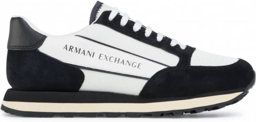 Armani Exchange Sneakers met labelprint model 'ENGLISH'