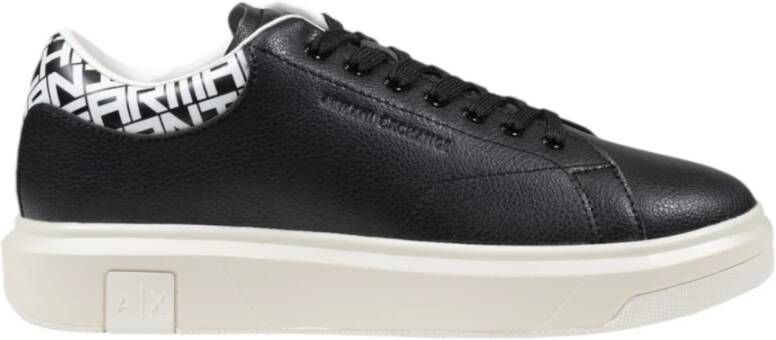 Armani Exchange Leren Herenschoenen Herfst Winter Collectie Black Heren