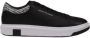 Armani Exchange Leren Sneaker Heren Herfst Winter Collectie Black Heren - Thumbnail 1