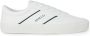 Armani Exchange Leren Sneakers Wit Herfst Winter Vetersluiting White Heren - Thumbnail 2