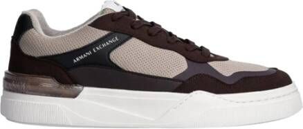 Armani Exchange Moderne en veelzijdige herensneakers Brown Heren