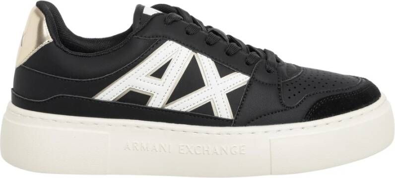 Armani Exchange Multicolor Veterschoenen Black Dames