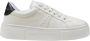 Armani Exchange Polyester Dames Sneakers Collectie White Dames - Thumbnail 1