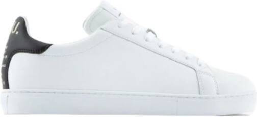 Armani Exchange Stijlvolle witte veterschoenen voor heren White Heren