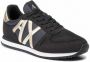 Armani Exchange Zwarte Sneakers Merklogo Rubberen Zool Black Dames - Thumbnail 11