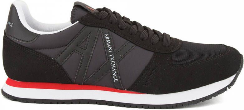 Armani Exchange Urban Style Sneakers Black Heren