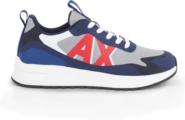 Armani Exchange Sneakers Blauw Heren