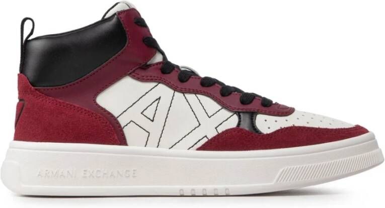 Armani Exchange Hoge Top Sneakers White Heren