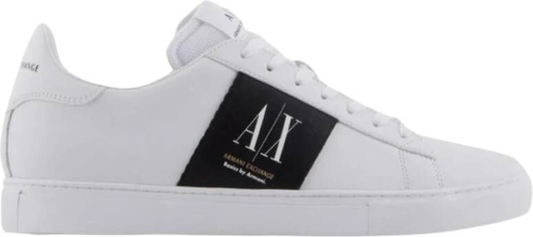 Armani Exchange Sneakers met labeldetails