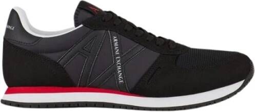 Armani Exchange Zwarte Sneakers voor Heren Black Heren