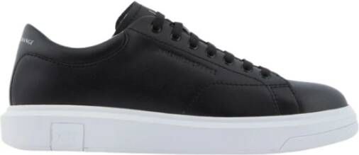 Armani Exchange Blauwe Leren Sportieve Sneakers met Rubberen Zool Blue Heren - Foto 4