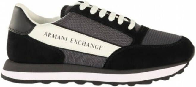 Armani Exchange Sneakers met labelprint model 'ENGLISH'