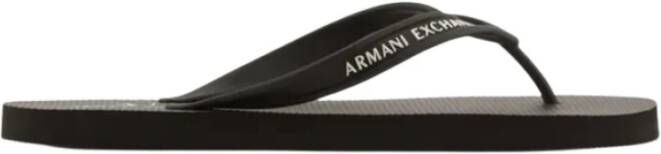 Armani Exchange Stijlvol Strand Schoeisel Black Heren