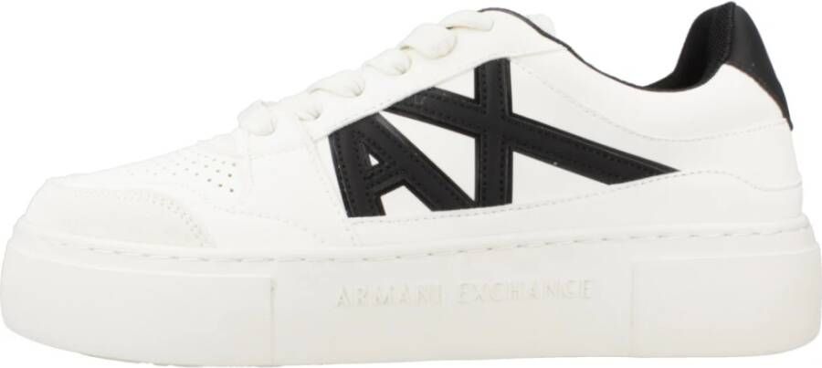 Armani Exchange Stijlvolle Damessneakers White Dames