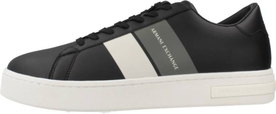 Armani Exchange Stijlvolle Sneakers Xux217 Xv855 Londen Black Heren