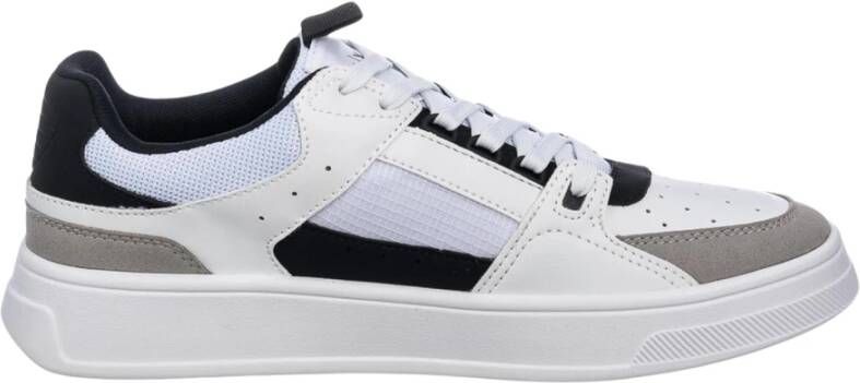 Armani Exchange Witte Lage Top Logo Sneakers White Heren