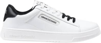 Armani Exchange Witte Slip-On Sneakers Lente Zomer White Heren