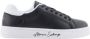 Armani Exchange Witte Sneakers Gecoat Materiaal Rubberen Zool Black Dames - Thumbnail 2