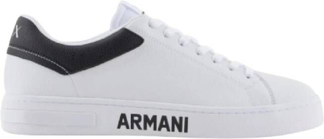 Armani Exchange Witte Sneakers voor een stijlvolle look White Heren