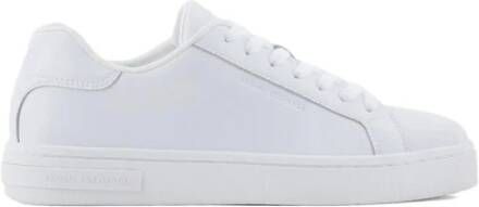 Armani Exchange Witte Sneakers voor een stijlvolle look White Heren