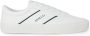 Armani Exchange Leren Sneakers Wit Herfst Winter Vetersluiting White Heren - Thumbnail 8