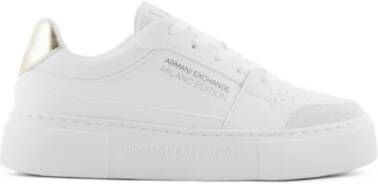 Armani Exchange Witte Sneakers Xdx157 Xv838 K702 White Dames