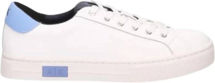 Armani Exchange Elegante witte veterschoenen voor dames White Dames