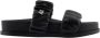 Armani Exchange Zwarte Gekruiste Band Zomer Sandalen Black Dames - Thumbnail 1