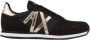 Armani Exchange Zwarte Sneakers Merklogo Rubberen Zool Black Dames - Thumbnail 6