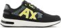 Armani Exchange Zwarte Sneakers met Suède Inzetstukken Black Heren - Thumbnail 1