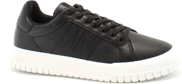 Armani Exchange Zwarte Sneakers voor Stijlvolle Look Black Heren