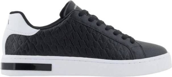 Armani Exchange Zwart+Optisch Wit Sneaker Xm000140 Af11916 Black Heren