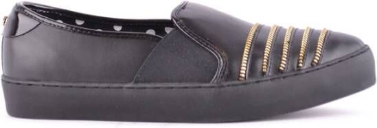 Armani Jeans Stijlvolle Loafers voor Mannen Black Dames