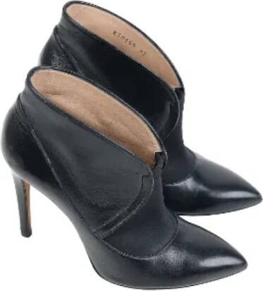 Armani Pre-owned Leather boots Black Dames