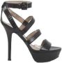 Armani Pre-owned Leather sandals Black Dames - Thumbnail 1