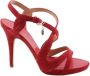 Armani Pre-owned Suede heels Red Dames - Thumbnail 1