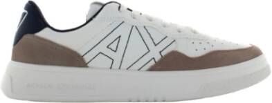 Armani Exchange Sportieve Sneaker White Heren