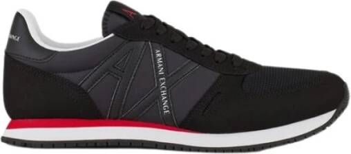 Armani Exchange Urban Style Sneakers Black Heren