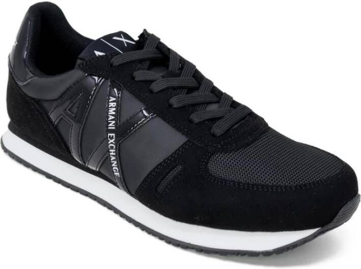 Armani Exchange Zwarte Sneakers voor Vrouwen Zwart Dames