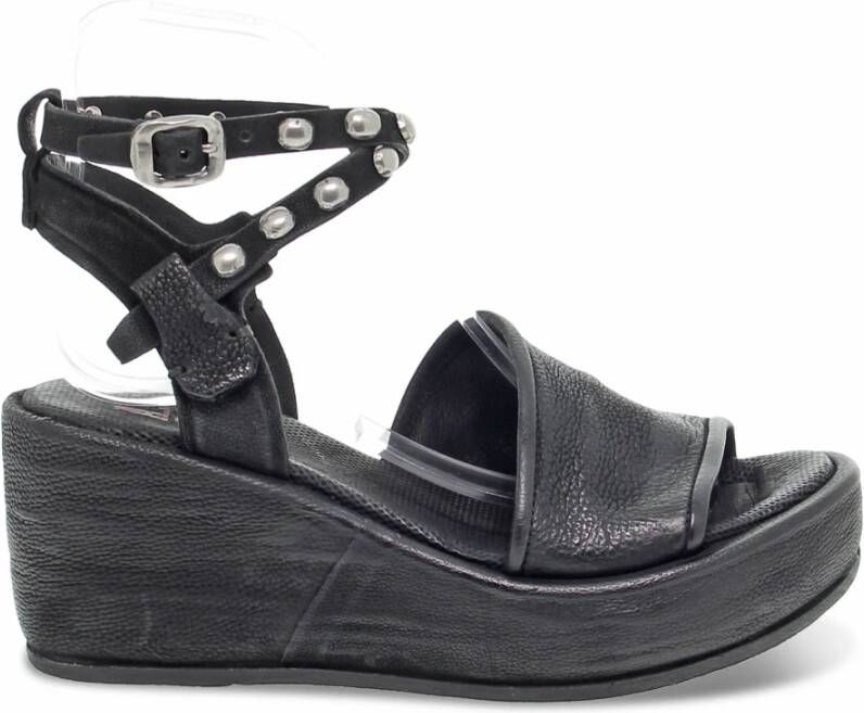 a.s.98 Wedges Black Dames